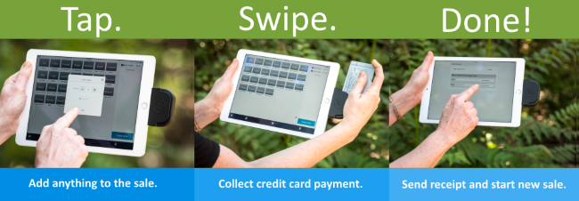 Tap. Swipe. Done. Collect donations, registrations and other payments with ease on Doubleknot Sales Station.