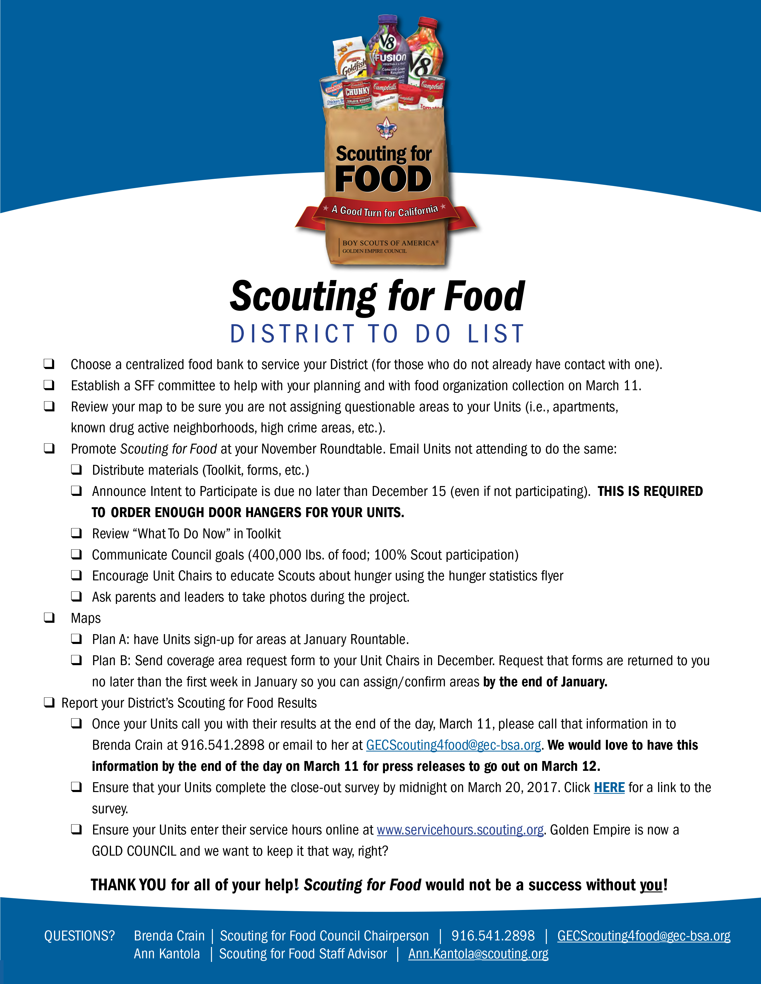 Scouting For Food Flyer Scouting For Food Flyer